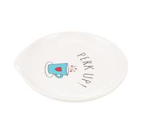 FRCOLOR Ceramic Spoon Holder with Smooth Surface and Easy to Clean Features, Unique and Elegant Kitchen Utensil Rest for Home Accessory and Convenient Spoon Stand Assorted Style