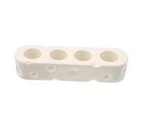 FRCOLOR Ceramic Toothbrush Holder Electric Toothbrush and Toothpaste Stand Bathroom Organizer Elegant and Simple Design