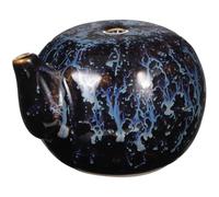 FRCOLOR Ceramic Water Dropper for Chinese Calligraphy Ink Container with Precise Spout Blue Kiln-glazed Porcelain Ink Tray for Painting and Writing Traditional Calligraphy Accessory