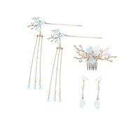 FRCOLOR Chinese Hair Fork Comb Set Bridal Hair Accessories Wedding Hairpin for Women Girls