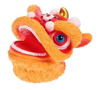 FRCOLOR Chinese Style Dancing Lion Hand Puppet Soft Simulation Animal Model for Storytelling and Imaginative Play Safe Non Toxic Material Easy to Clean Birthdays and Day