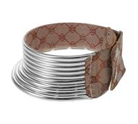 FRCOLOR Chunky African Tribal Choker Necklace Lightweight Long Neck Collar Jewelry for Women Punk Gothic Egyptian Statement Accessory for Halloween Prom Birthday Cosplay Party