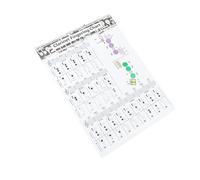 FRCOLOR Clarinet Finger Guide Chart with Chord Diagrams for Beginners Practical Clarinet Training Poster for Learning and Writing Chords
