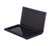 FRCOLOR Classic Square Design Magnetic Eyeshadow Pan Empty Storage Organizer Diy Eyeshadow Dish Travel-friendly Case