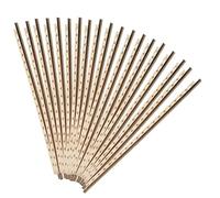 FRCOLOR Classical Guitar White Copper Fret Wire 19pcs 2.0mm Standard Fretboard Frets Replacement Parts for Acoustic and Electric Guitar Maintenance