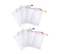 FRCOLOR Cleansing Foaming Nets 20-Piece Set Soap Mesh Pouch for Handmade Soap Bubble Net for Facial Cleaning for Bath and Shower Random Color