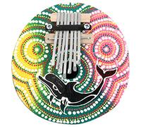 FRCOLOR Coconut Shell Thumb Piano Kalimba Portable Finger Musical Instrument for Home Decoration Gift Chic Design for All Ages for Christmas Special Occasions