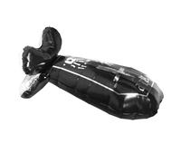 FRCOLOR Coffin Balloon Scene Halloween Skull Inflatable Skeleton Scary Decoration Tomb for Theme House Coffin Shape Balloons Haunt Aluminium Film Balloons Aluminum Foil Black