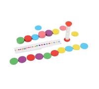 FRCOLOR Color Sorting Chips Educational for Cognitive Learning Counters Enhances Fine Motor Skills and Color Recognition Sturdy Texture Safe Early Learning Game