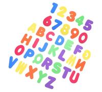 FRCOLOR Colorful EVA Bathing with Alphabet Letters and Numbers Early Learning Educational Bath for Non Toxic for Cognitive Development and Preschool Word Formation