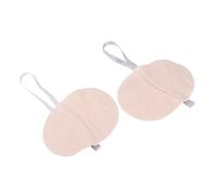 FRCOLOR Combed Cotton Underarm Sweat Pads 1 Pair Sweat-Absorbing Guards for Men and Women Ultra-Thin Armpit Shields to Fight Excessive Sweating and Protect Shirts