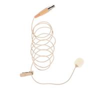FRCOLOR Compact Multi Function Clip Lapel Mic with Pin Connector Portable Lavalier Microphone for Recording Interviews Teaching Lectures Compatible with Smartphones Tablets and Computers