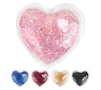FRCOLOR Cooling Eye Patches 5pcs Reusable Eye Gel Pads Hot Cold Therapy for Face