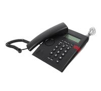 FRCOLOR Corded Landline Phone and Caller Id Display with Large Buttons Abs Material, Wired Desk Telephone for Home and Hotel Use Suitable for Elderly and Teens