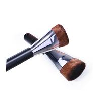 FRCOLOR Cosmetic Kit Loose Powder Brush Soft and Dense for Smooth Application Plastic Handle Women Makeup Tools Random Style