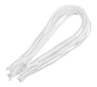 FRCOLOR Cotton Candle Wicks and Consistent Flame 12pcs with Enhanced Wick Density round Shape and Creating A Romantic Atmosphere for Candle Making