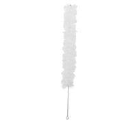 FRCOLOR Cotton Flute Cleaning Brush Long Handle Lightweight Musical Instrument Cleaner for Flute Clarinet Piccolo Maintenance Efficient Interior Cleaning Rod for Musicians