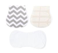 FRCOLOR Cotton Small Bibs Soft Shoulder Protectors Bibs for Pack Unisex Cotton Dinner