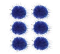 FRCOLOR Create Unique Nail Styles 6pcs Nail Hairball Ornaments Detachable Pearl Dec