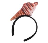 FRCOLOR Creative Ice Cream Cone Headband for Lightweight Comfortable Party Cosplay Accessory Cute Cloth Hairband Novelty Headpiece with Unique Ice Cream Shape