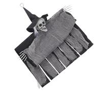 FRCOLOR Creepy Skeleton Ghost with Robe for Indoor Outdoor Halloween for Front Patio Garden and Haunted House