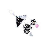 FRCOLOR Crib Hanging Wind Chime for Boy Girl Educational Squeaky for Newborn Brain and Visual Development Easy to Hang Stroller Crib Early Learning Plaything