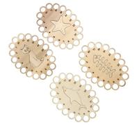 FRCOLOR Cross Thread Storage Plates and Easy to Use Decorative Features 4pcs Embroidery Floss Organizers Made of Synthetic Material with Modeling for Craft and Sewing