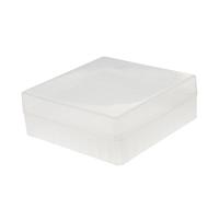 FRCOLOR Cryovial Storage Box for Tubes PP Plastic Freezing Tube Organizer with Smooth Edges Laboratory Cryogenic Sample Holder for Scientific Research and College Use