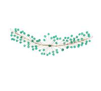 FRCOLOR Crystal Headband Bridal Hair Vine Wedding Headpiece Rhinestone Green Comfortable Fit For-day Wear Handmade Hair Accessories for Women