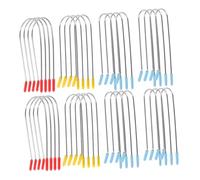 FRCOLOR Curling Roller Clip Replacement U-shaped Clamps Secure Hold Pins for Hot Rollers for Volumizing and Hair Curlers