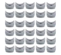 FRCOLOR Curved Plastic Washers Anti-Slip and Enhanced Stability Features 30pcs for Walkers and Furniture, Pp Material Suitable for Rehabilitation Center and Home Use