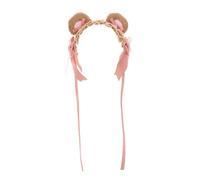 FRCOLOR Cute Bear Ear Lolita Headband for Women Cosplay Headpiece for Theme Parties Kawaii Style Accessory Comfortable Fit for Festivals and Conventions