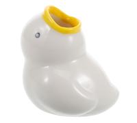 FRCOLOR Cute Cartoon Toothbrush Holder Ceramic Bathroom Accessory Farmhouse Style Toothbrush Rack