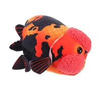 FRCOLOR Cute Goldfish Plush Pillow Soft Simulated Fish Doll for Room Decor Comfortable Animal Cuddle for Bed Couch and Travel for Fish Lovers
