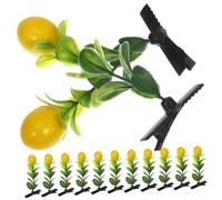 FRCOLOR Cute Hair Pins 30pcs Lemon Clip Set Fruit Hair Clip for Girls Boys and Girls Women Ideal for School Party Festival