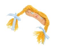 FRCOLOR Cute Kawaii Sleep Mask for Soft Cartoon Eye Cover Blackout Blindfold with Elastic Strap Portable Travel Nap Accessory Japanese Style Animal Design