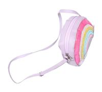 FRCOLOR Cute Macaron Crossbody Bag for Boys and Girls Toddlers Rainbow Coin Purse Girls Handbag School Parties Birthday Present