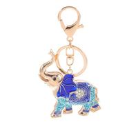 FRCOLOR Cute Rhinestone Elephant Keychain Sparkling Crystal Purse Pendant Rhinestones Handbag Charm for Women