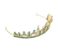 FRCOLOR Dark-style Crown Headdress Gothic Queen Crown for Unisex Cosplay Headpiece for Costume Party Tiara and Drama Occasions