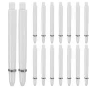 FRCOLOR Dart Rod 50Pcs Nylon Shafts with 2Ba Thread Soft Tip for Long Flights Includes Case Designed for Reliable Control in Competitive Play