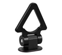 FRCOLOR Decorative Car Ring Hook for Vehicle, Black ABS Plastic Tow Hook