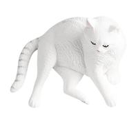 FRCOLOR Decorative Garden Cat Ornament Made of Sturdy Plastic a Unique and Delicate Cat Shape Ornaments the Home and Garden to Create a Cheerful Atmosphere and Wonderful Visual