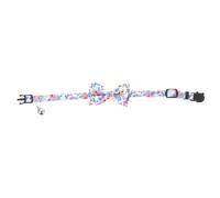 FRCOLOR Decorative Pet Bow Collar with Bell for Cats and Small Dogs, Comfortable Adjustable Bowtie Accessory for Christmas Pets and Daily Wear