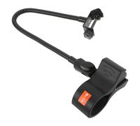 FRCOLOR Desktop Microphone Holder Flexible Gooseneck Suitable for Podcast Studio and Conference Use Includes Soft-tube Support and Desk Clamp for Stable Recording