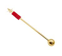 FRCOLOR Detachable Durable Stainless Steel Conducting for Music Conductor Long Handle with Steel Beads for Orchestra and Marching Band Performances Elegant Design for Stage Use