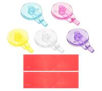 FRCOLOR Diamond Art Accessories Roller Wheel Set Including 5 Clay Wheels and 2 Pads for Efficient Rhinestone Painting, for Home DIY Projects