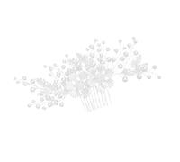 FRCOLOR Diamond Flower Bridal Headpiece Hair Comb for Bride Crystal Bridal Hair Accessory Fashion Wedding Headdress for Special Occasions