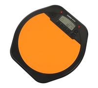 FRCOLOR Digital Electronic Drum Pad LCD Display Drummer Training Practice Pad and Metronome for Beginners Battery-Free Compact and Portable Design
