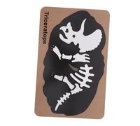 FRCOLOR Dinosaur Fossil Skeleton Puzzle Wooden Educational for Years Interactive Dino Bone Learning Plaything Creative Storytelling Montessori Gift