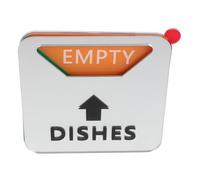 FRCOLOR Dishwasher Cleaning Indicator Magnet Magnetic Dishwasher Status Sign Square Acrylic Universal Design Energy and Water Savings Easy Identification Kitchen Random Color